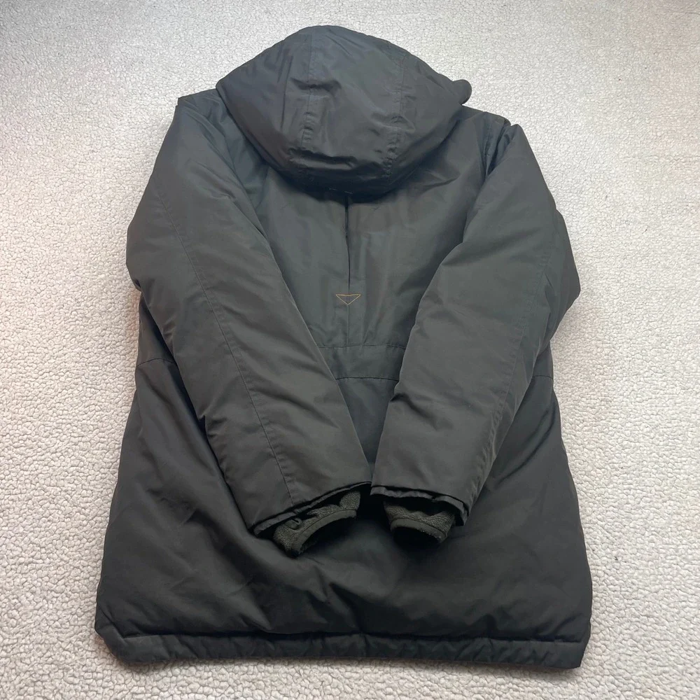 Lands' End Parka Kids L 14-16 Green Grow-A-Longs Down Insulated Hooded Jacket